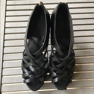 Nine West Black Everx5 Platforms